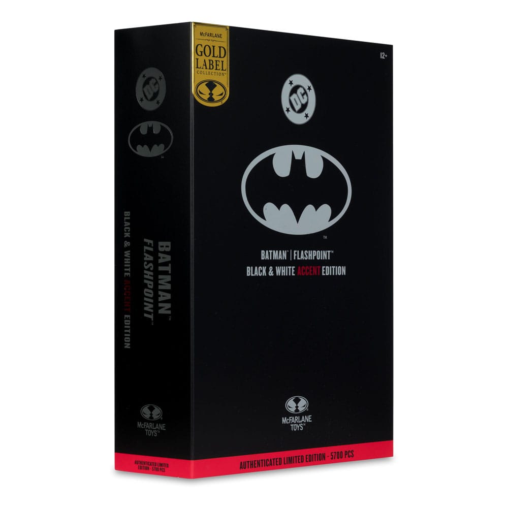 DC Multiverse Action Figure Batman (Flashpoint) Black & White Accent Edition Gold Label 18 cm