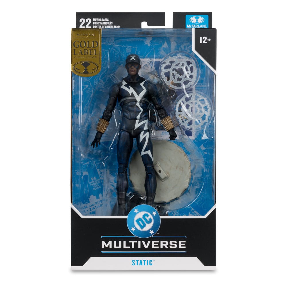 DC Multiverse Action Figure Static Shock (Trial by Fire) (Gold Label) 18 cm McFarlane Toys