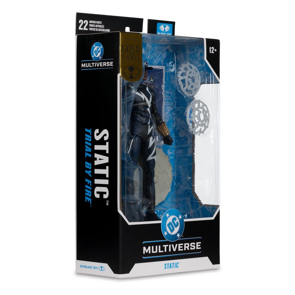 DC Multiverse Action Figure Static Shock (Trial by Fire) (Gold Label) 18 cm McFarlane Toys