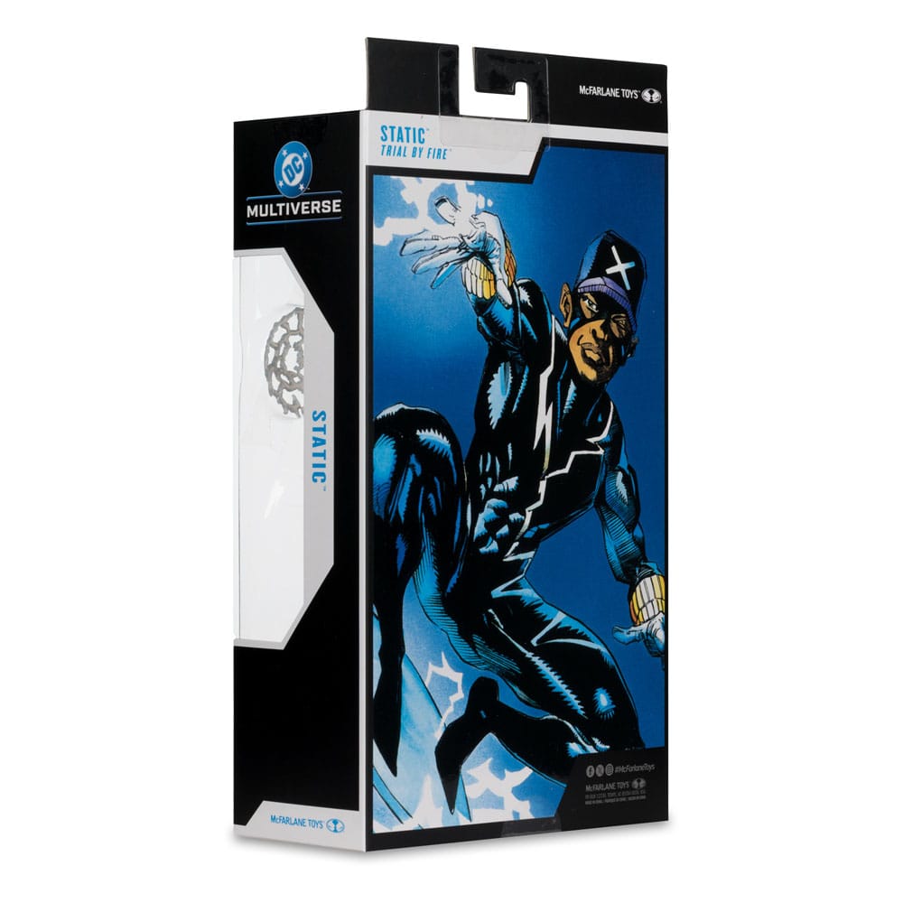 DC Multiverse Action Figure Static Shock (Trial by Fire) (Gold Label) 18 cm McFarlane Toys