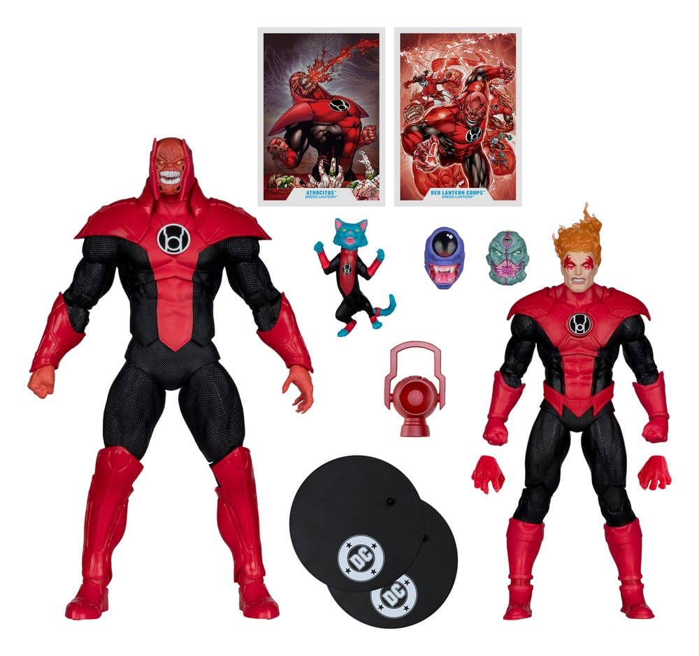 DC Multiverse Action Figure 2 Pack Atrocitus e Red Lantern Corps (Green Lantern) 18 cm McFarlane Toys