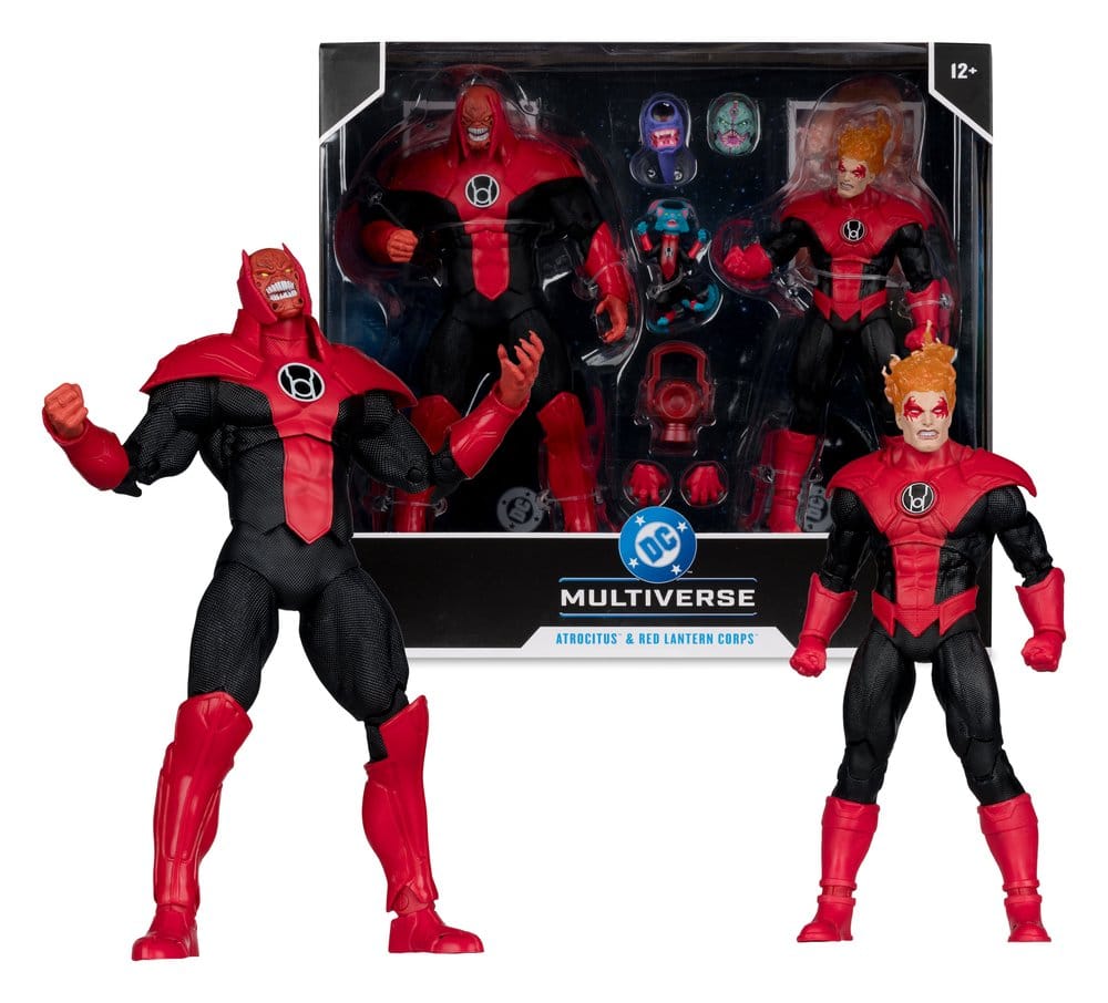 DC Multiverse Action Figure 2 Pack Atrocitus e Red Lantern Corps (Green Lantern) 18 cm McFarlane Toys