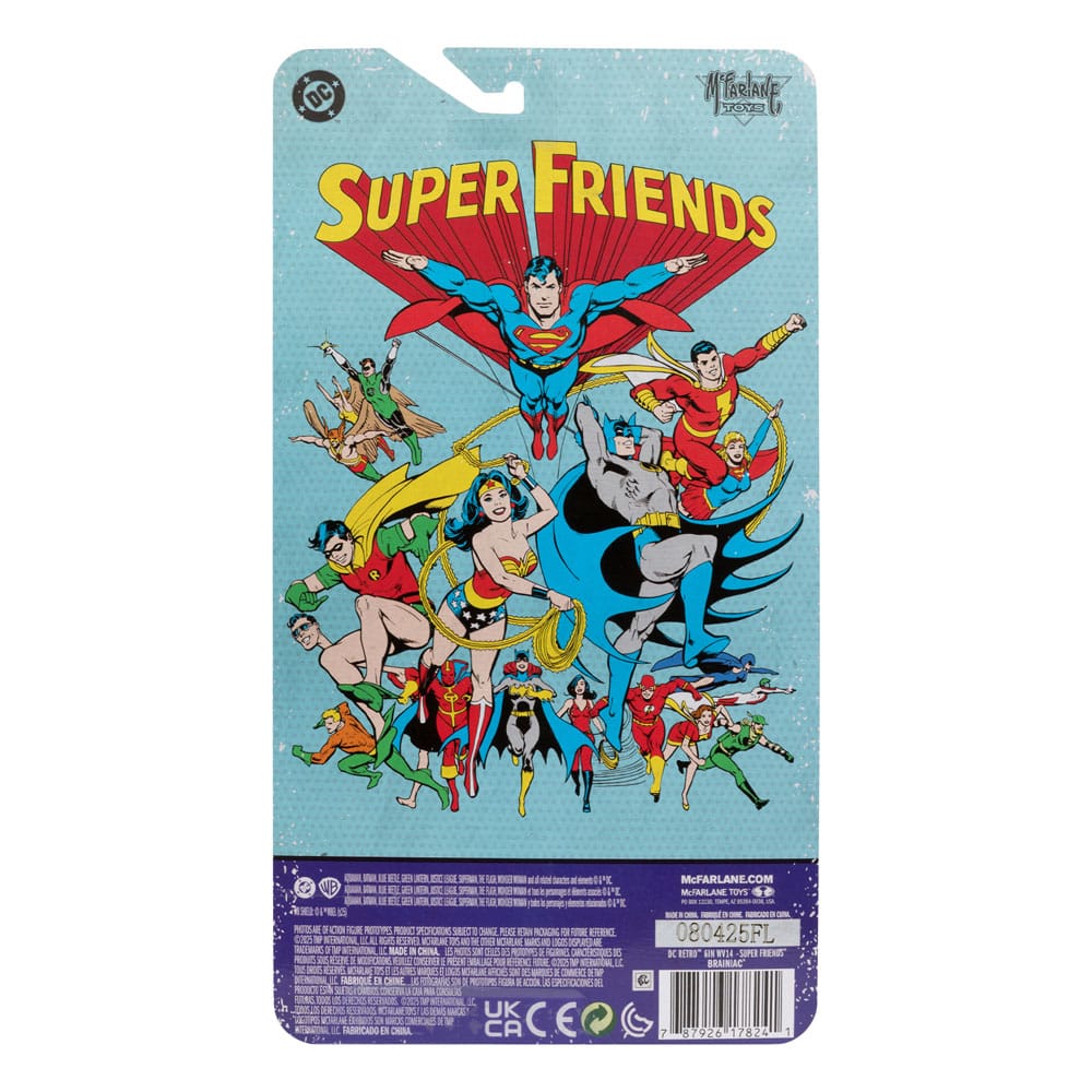 DC Retro Super Friends Action Figure Brainiac 15 cm McFarlane Toys