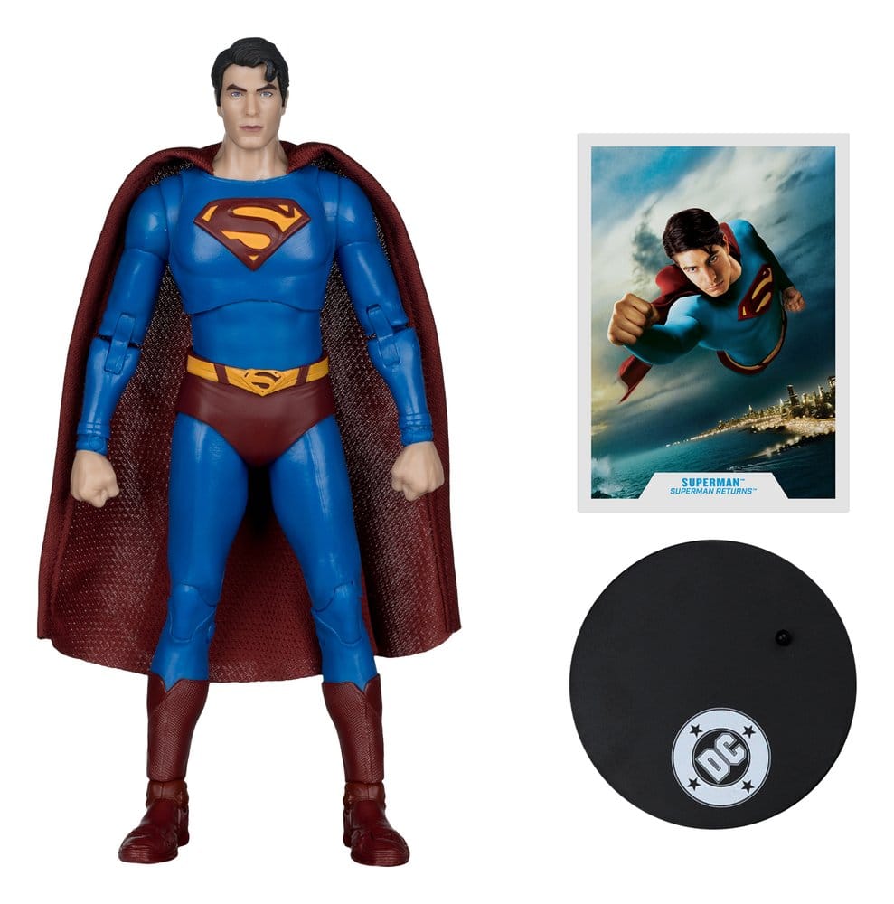 Action Figure Superman di Superman Returns, edizione cinematografica DC, McFarlane Toys, 19 cm