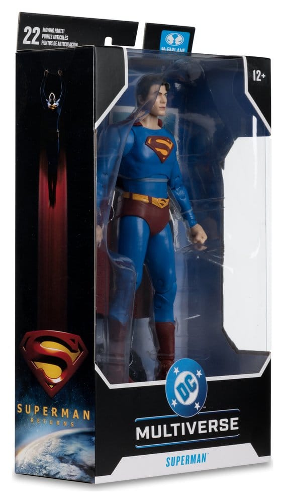 Action Figure Superman di Superman Returns, edizione cinematografica DC, McFarlane Toys, 19 cm