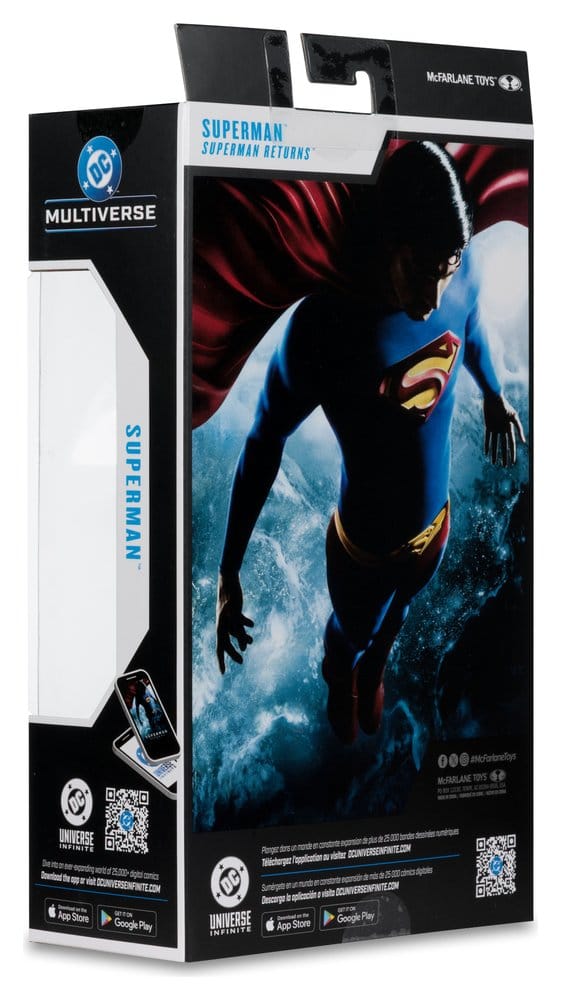 Action Figure Superman di Superman Returns, edizione cinematografica DC, McFarlane Toys, 19 cm