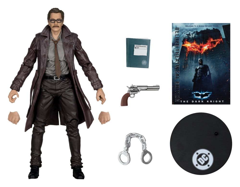 Action Figure DC Multiverse Commissioner James Gordon (The Dark Knight Trilogy) Deluxe Theatrical Edition 18 cm McFarlane Toys