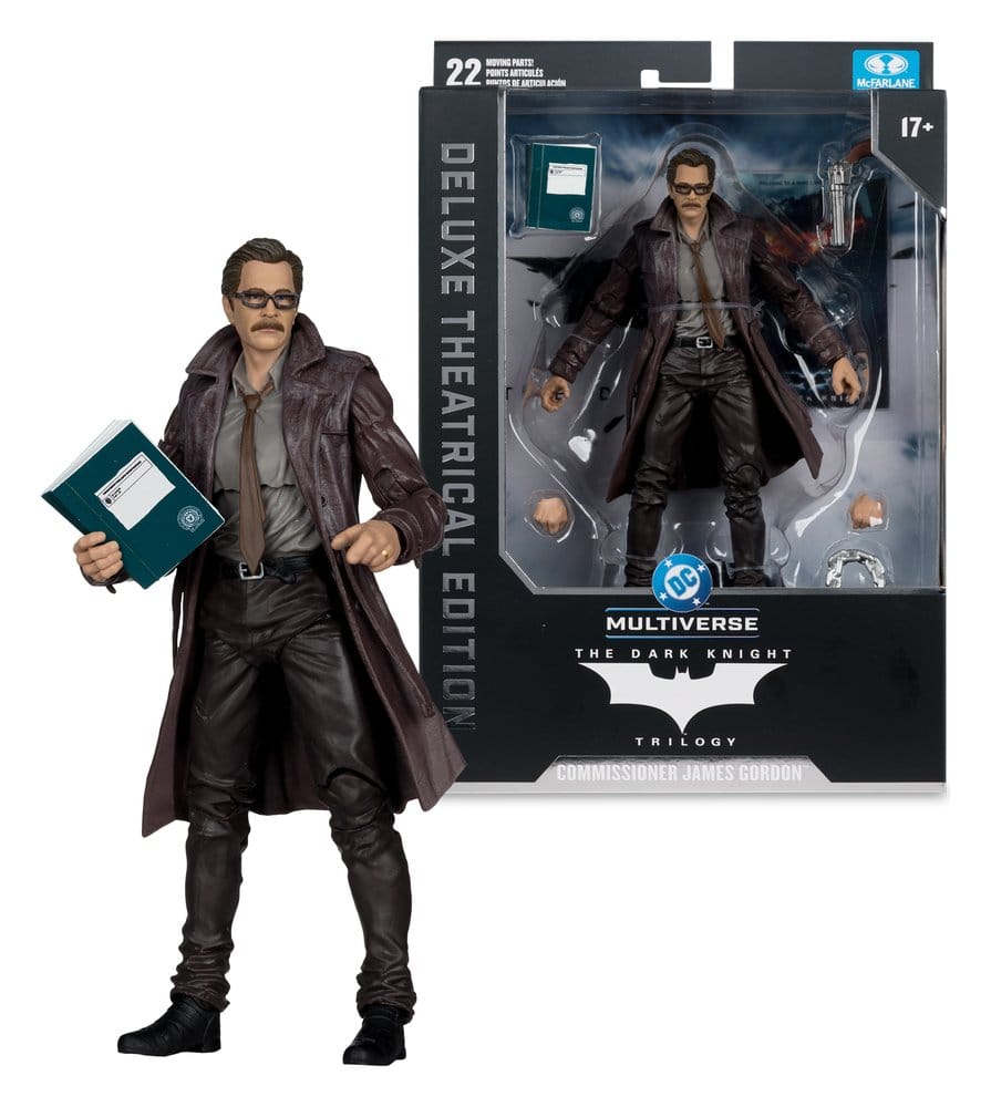 Action Figure DC Multiverse Commissioner James Gordon (The Dark Knight Trilogy) Deluxe Theatrical Edition 18 cm McFarlane Toys