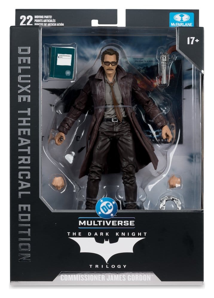 Action Figure DC Multiverse Commissioner James Gordon (The Dark Knight Trilogy) Deluxe Theatrical Edition 18 cm McFarlane Toys