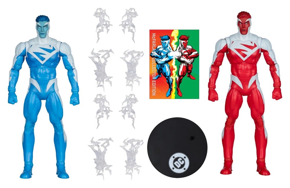 Action Figure Superman Rosso e Superman Blu 2-Pack DC Multiverse McFarlane Toys 18 cm
