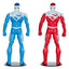 Action Figure Superman Rosso e Superman Blu 2-Pack DC Multiverse McFarlane Toys 18 cm