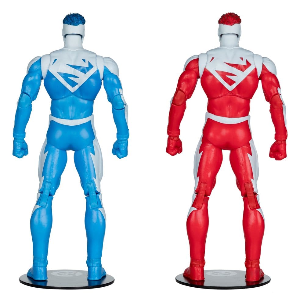 Action Figure Superman Rosso e Superman Blu 2-Pack DC Multiverse McFarlane Toys 18 cm