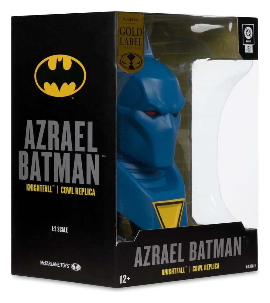 Batman DC Direct Mini-Replica 1/3 Azrael Batman Maschera (Batman: Knightfall) Gold Label Collection 18 cm