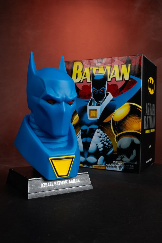 Batman DC Direct Mini-Replica 1/3 Azrael Batman Maschera (Batman: Knightfall) Gold Label Collection 18 cm