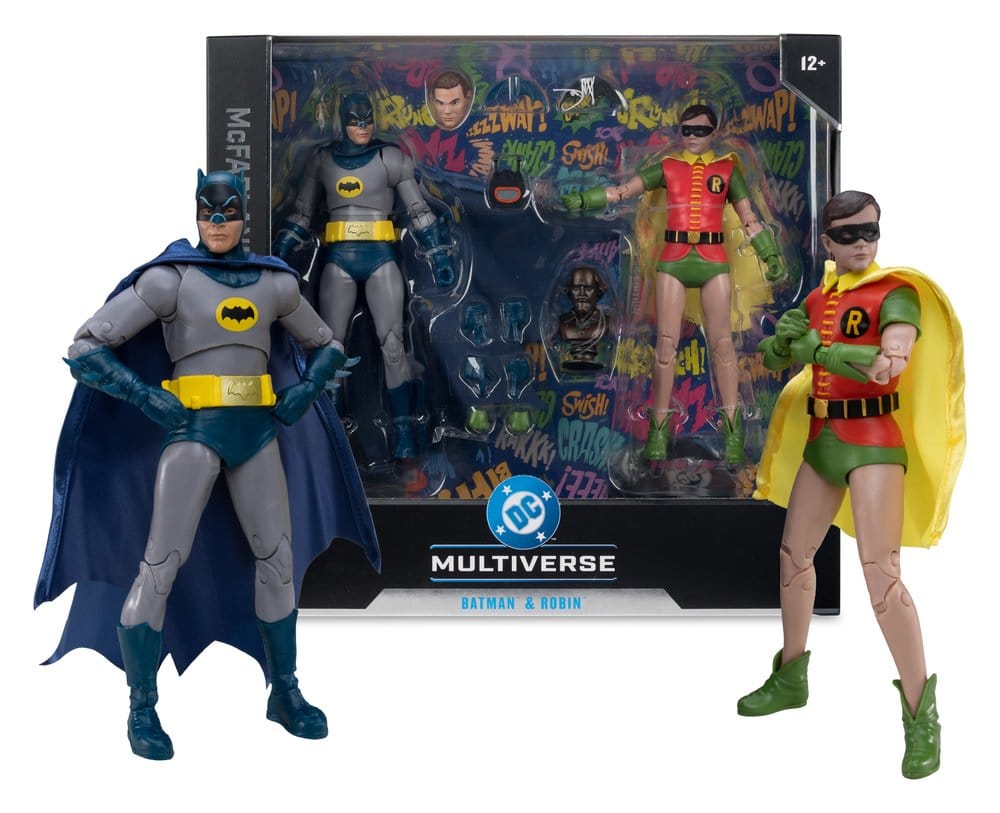 Batman Classic TV Series DC Multiverse McFarlane Collector Edition Action Figure 2-Pack Batman e Robin 18 cm