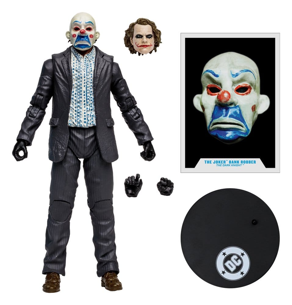 Action Figure McFarlane Vault Collection DC Multiverse The Joker (Bank Robber) The Dark Knight 18 cm