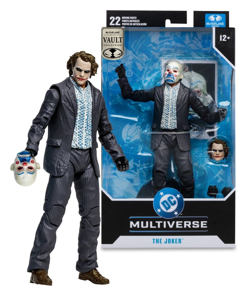 Action Figure McFarlane Vault Collection DC Multiverse The Joker (Bank Robber) The Dark Knight 18 cm