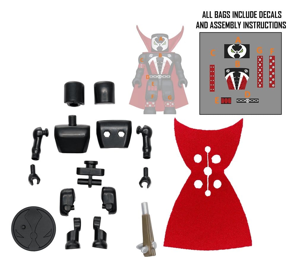 Spawn Construct-a-Figure Mini Figure in Bustina Cieca 5 cm - Display da 36 - McFarlane Toys