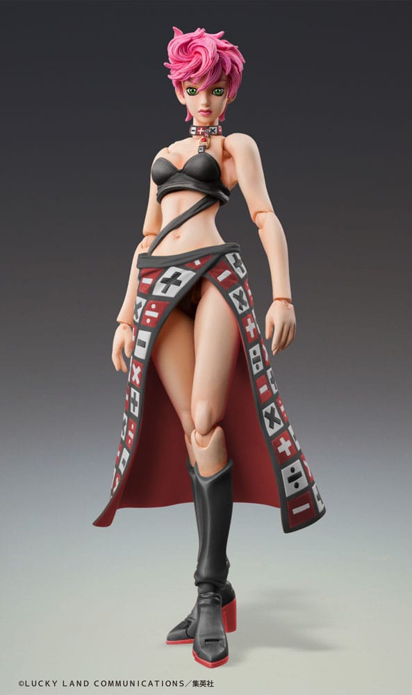 JoJo's Bizarre Adventure Part 5 Super Action Figure Chozokado Trish Una Black Ver. 15 cm