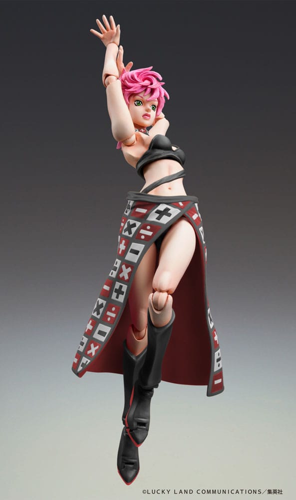 JoJo's Bizarre Adventure Part 5 Super Action Figure Chozokado Trish Una Black Ver. 15 cm