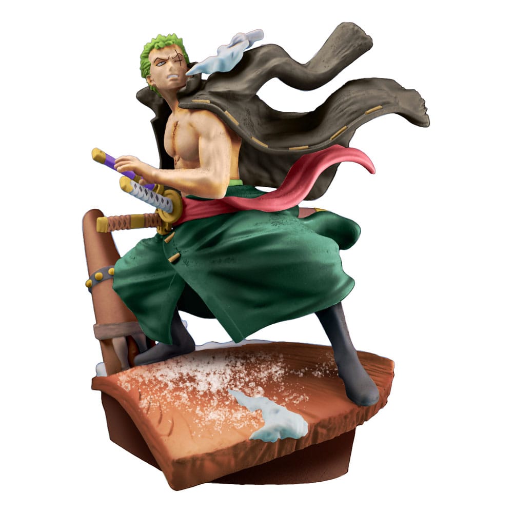 One Piece Petitrama Mini Statue Logbox Re Birth Egghead - Set da 4, 9 cm - Megahouse