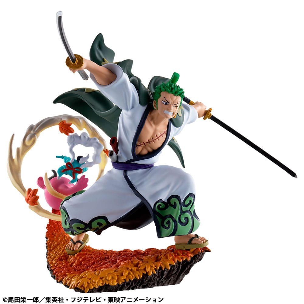One Piece Petitrama PVC Mini Statue Logbox Re Birth Wano Kuni Vol. 1 Set 9 cm - Megahouse