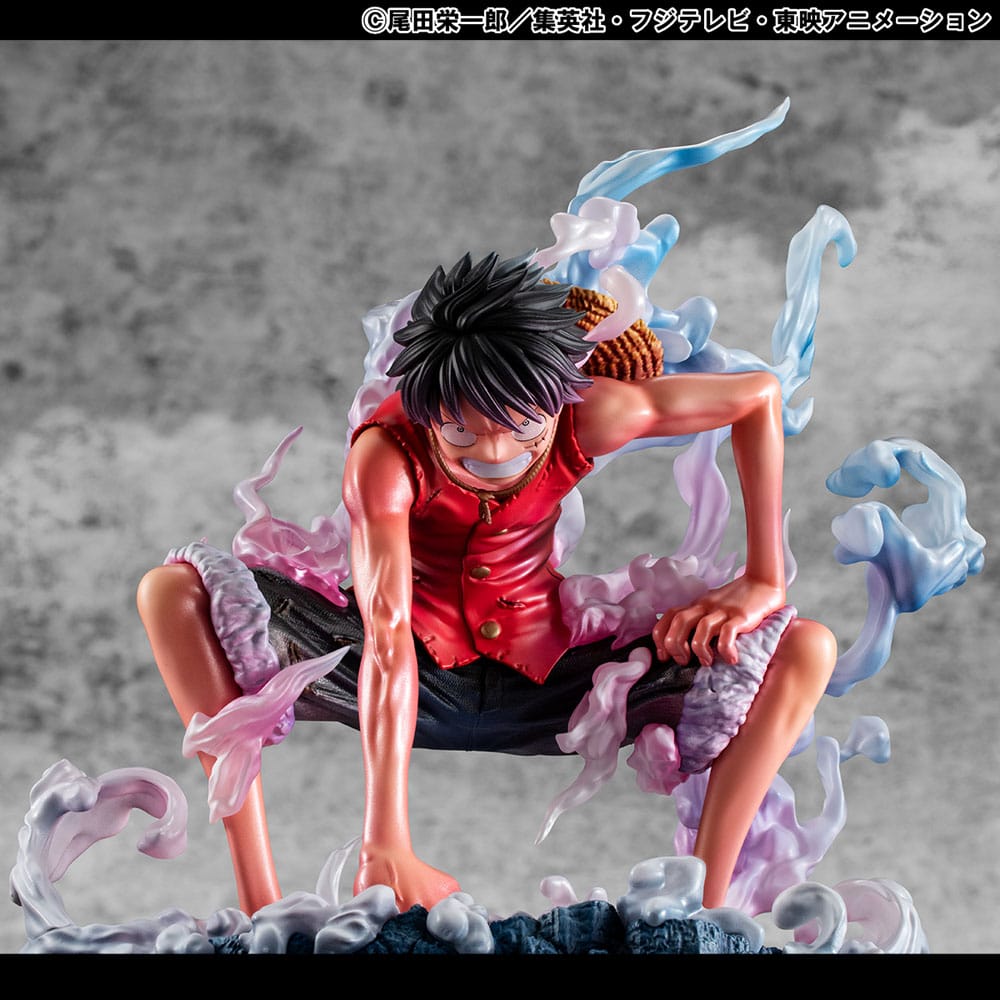 One Piece P.O.P Statua in PVC Monkey D. Luffy Gear 2 Edizione Limitata 19 cm Megahouse