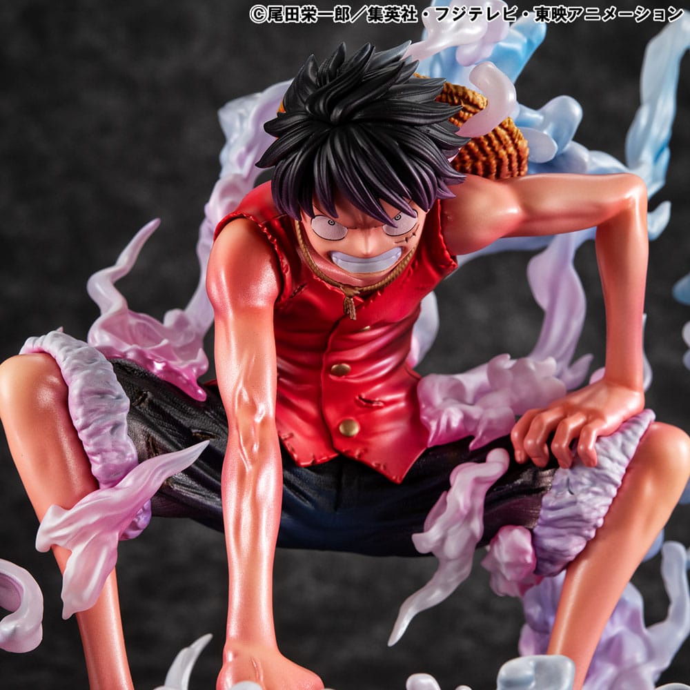 One Piece P.O.P Statua in PVC Monkey D. Luffy Gear 2 Edizione Limitata 19 cm Megahouse