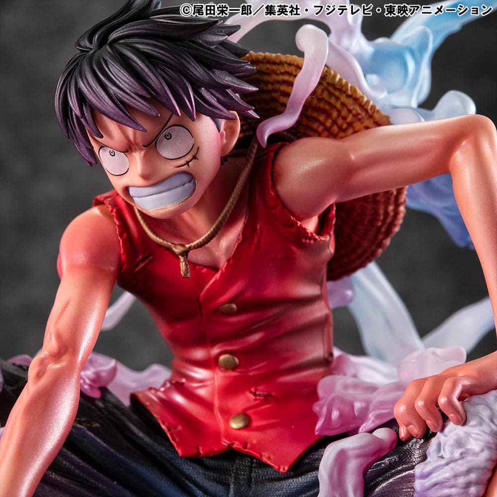 One Piece P.O.P Statua in PVC Monkey D. Luffy Gear 2 Edizione Limitata 19 cm Megahouse