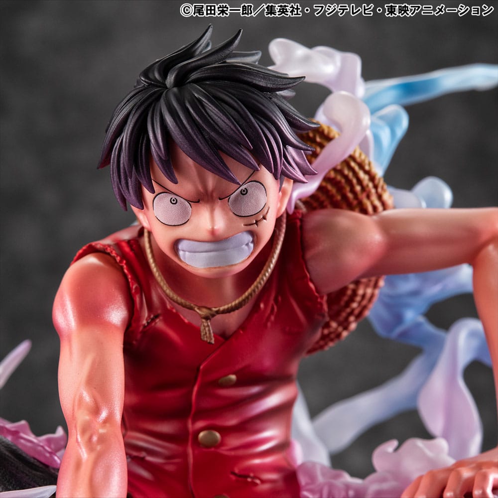 One Piece P.O.P Statua in PVC Monkey D. Luffy Gear 2 Edizione Limitata 19 cm Megahouse