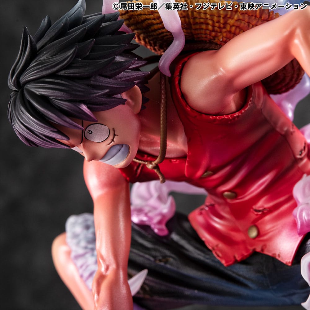 One Piece P.O.P Statua in PVC Monkey D. Luffy Gear 2 Edizione Limitata 19 cm Megahouse
