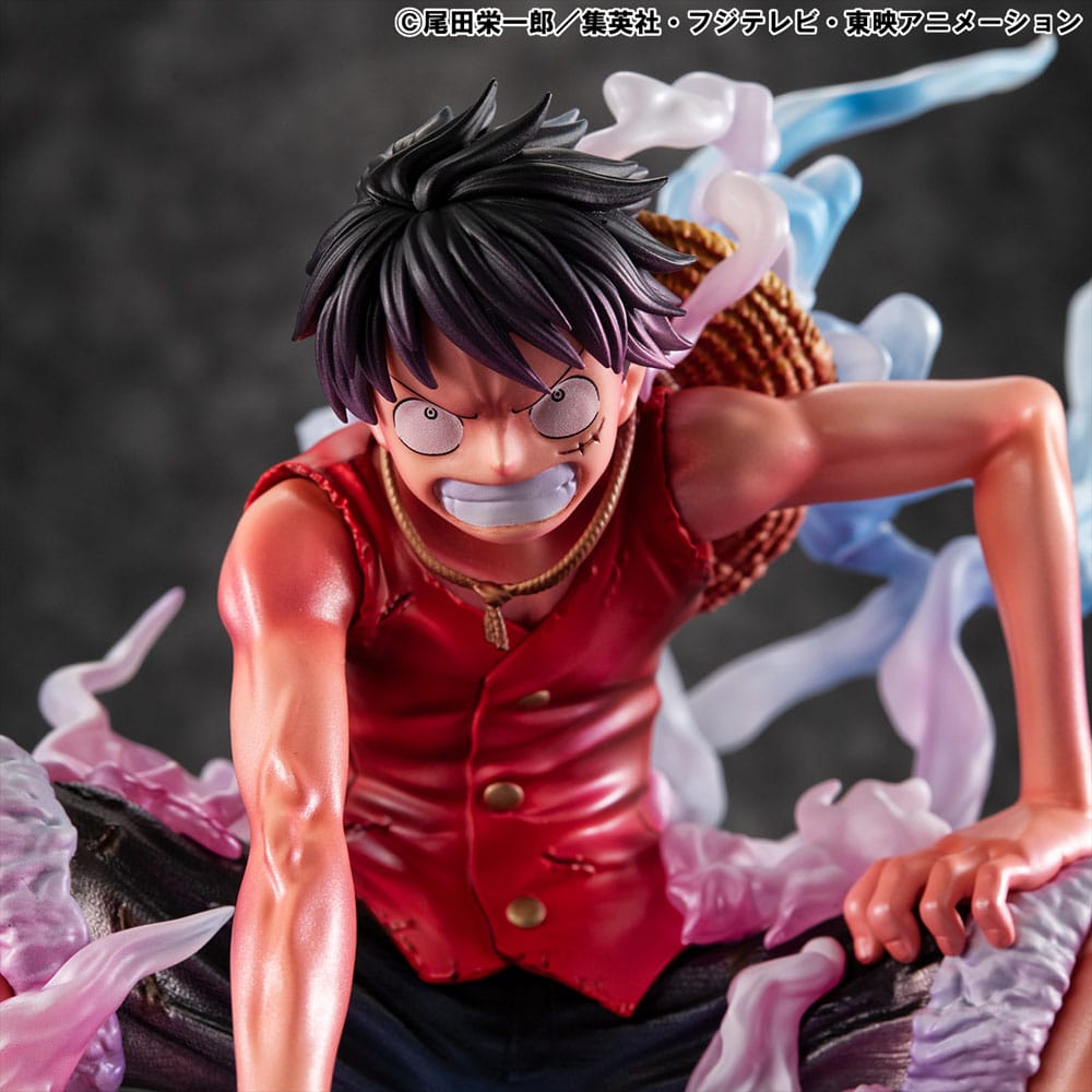 One Piece P.O.P Statua in PVC Monkey D. Luffy Gear 2 Edizione Limitata 19 cm Megahouse