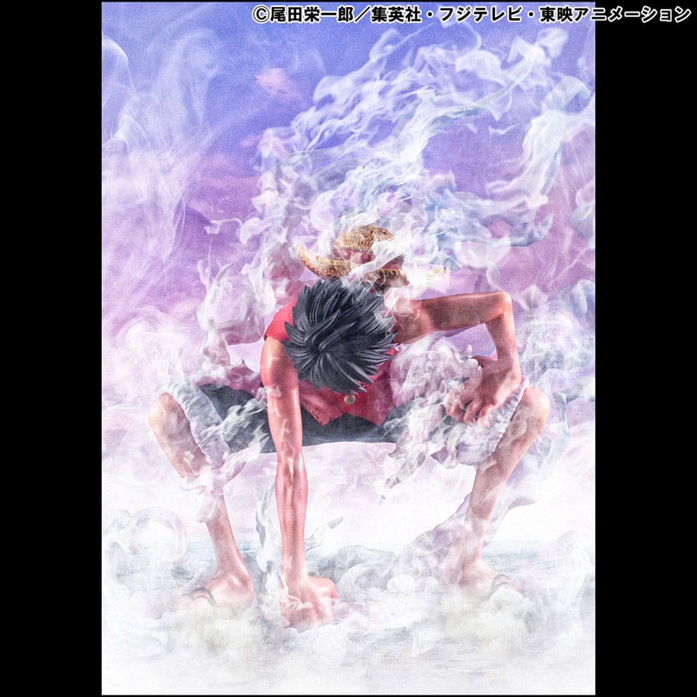 One Piece P.O.P Statua in PVC Monkey D. Luffy Gear 2 Edizione Limitata 19 cm Megahouse