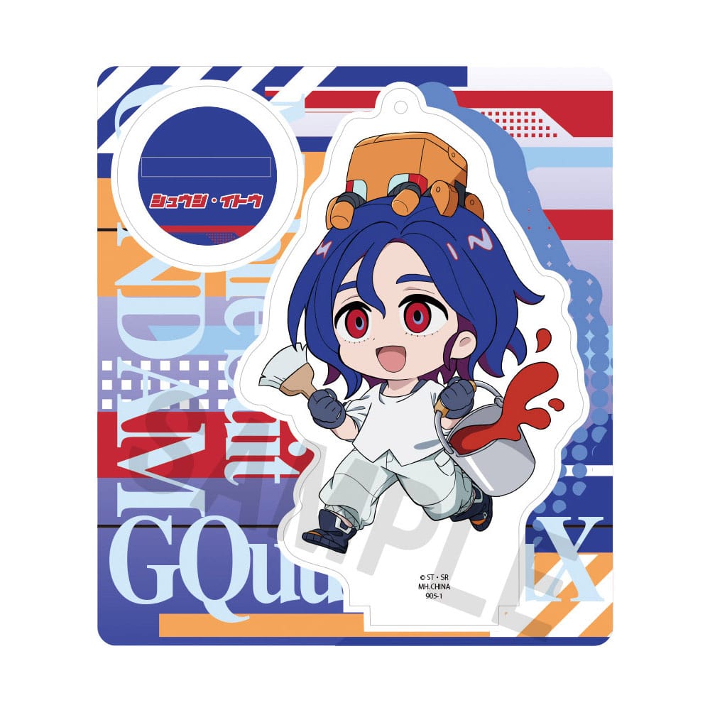 Mobile Suit Gundam GQuuuuuuX TokoToko Figure Acriliche 9 cm - Set da 6 - Megahouse