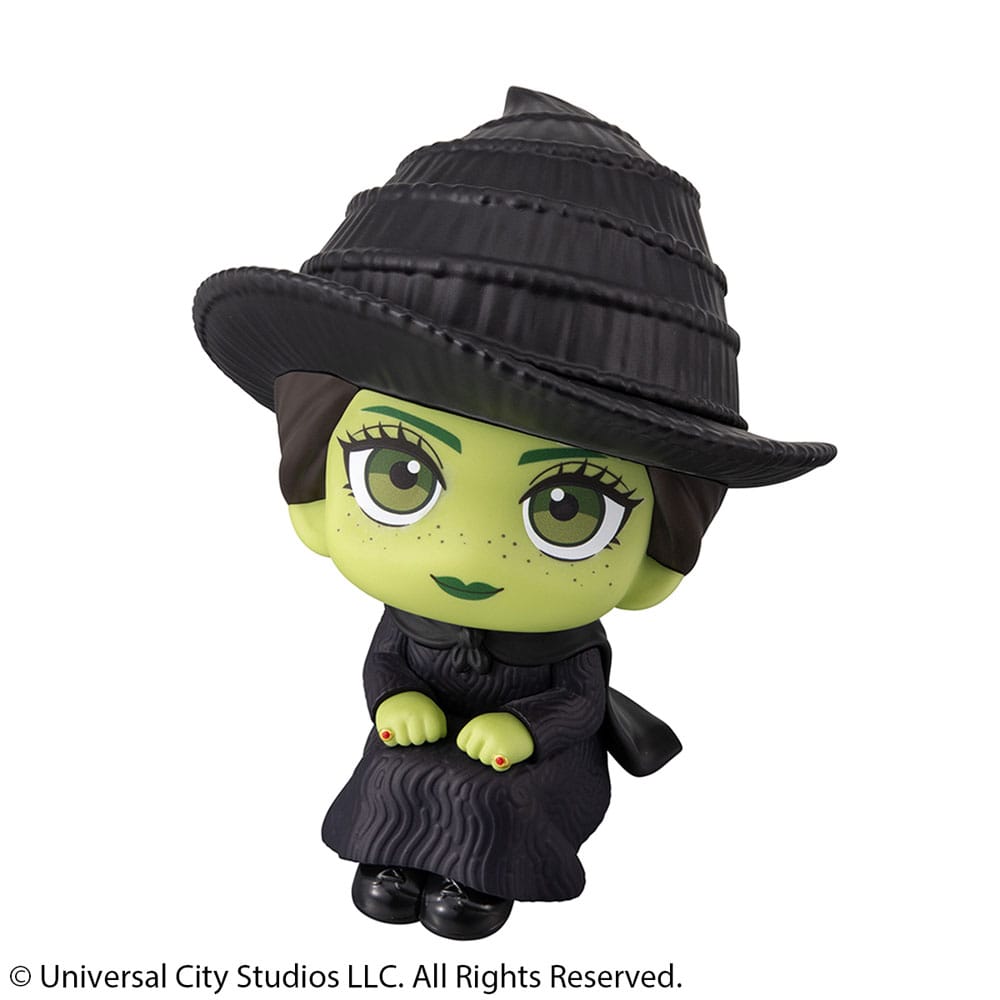 Wicked Look Up Statue in PVC Elphaba e Glinda 11 cm con Mini Pochette Megahouse