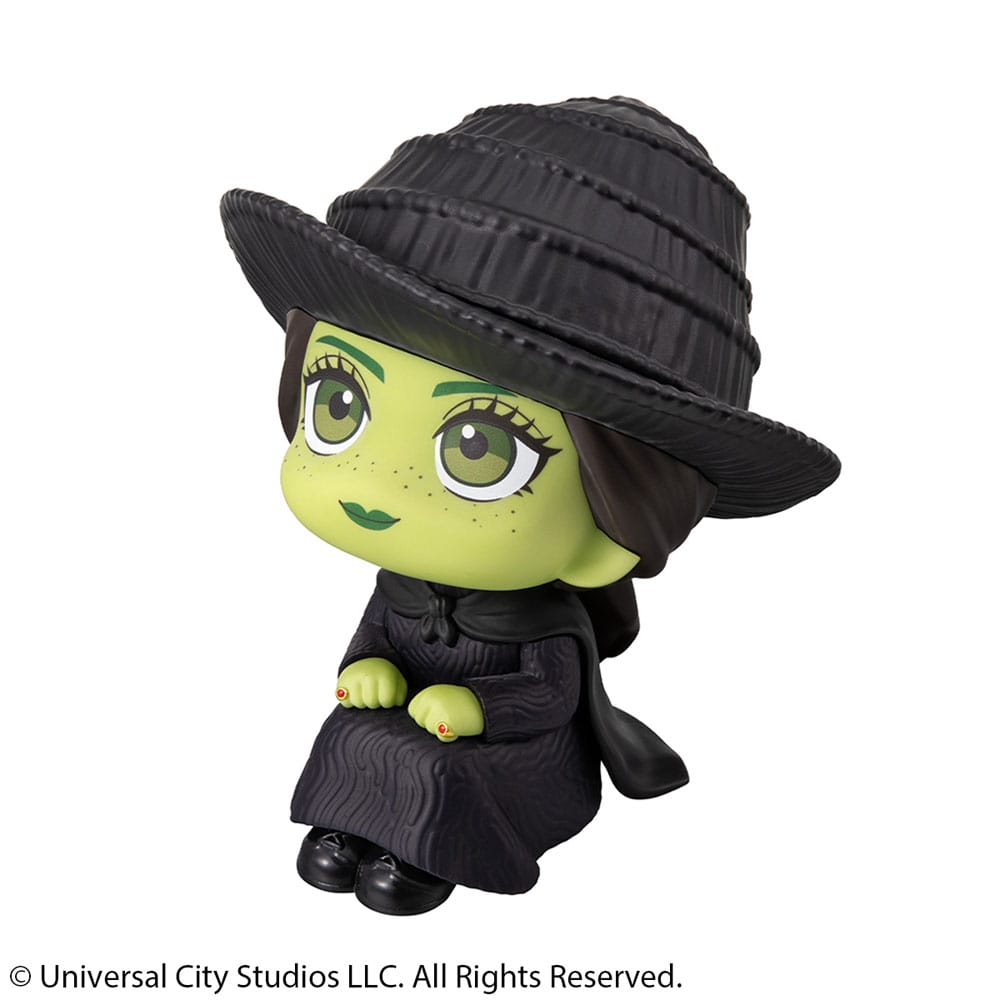 Wicked Look Up Statue in PVC Elphaba e Glinda 11 cm con Mini Pochette Megahouse