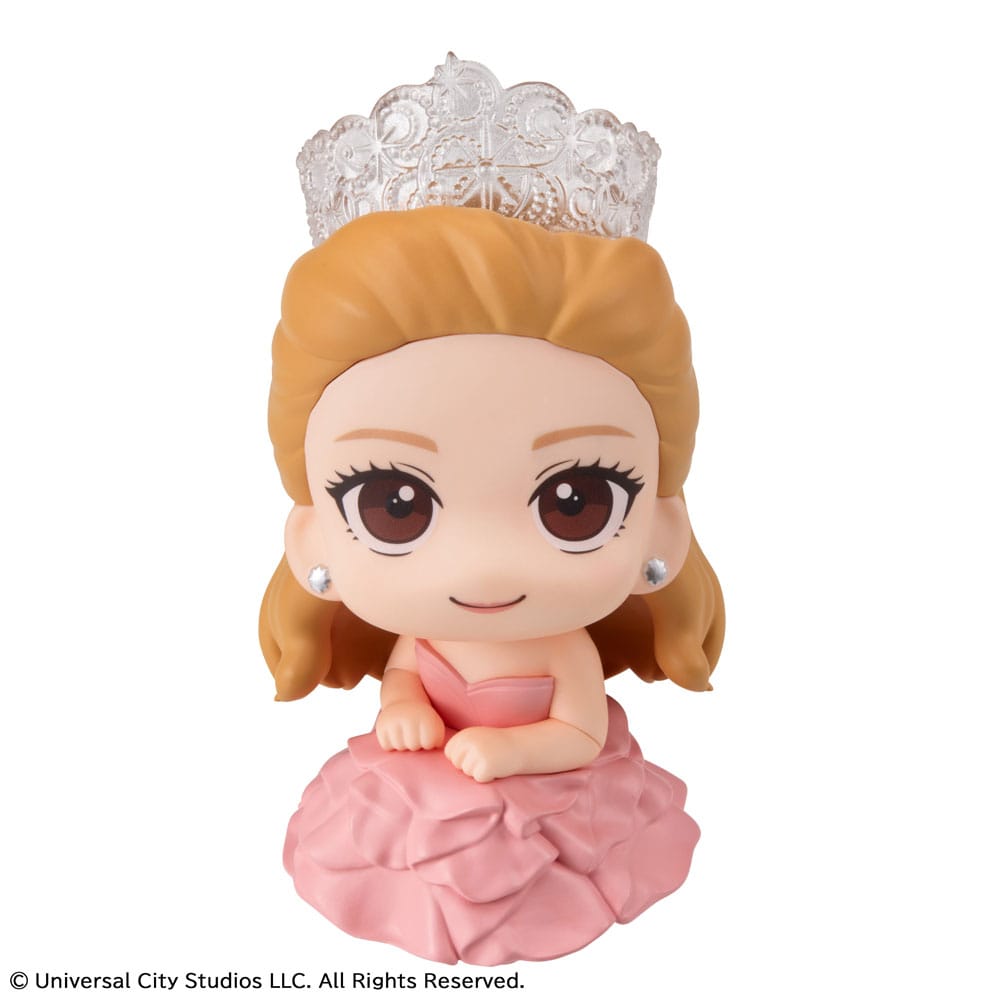 Wicked Look Up Statue in PVC Elphaba e Glinda 11 cm con Mini Pochette Megahouse
