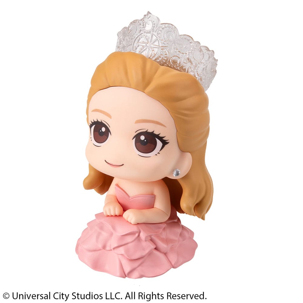 Wicked Look Up Statue in PVC Elphaba e Glinda 11 cm con Mini Pochette Megahouse