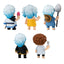 Gintama x Okawabukubu Trading Figure We love Ginsan 10 cm a sorpresa, assortimento da 6 pezzi, Megahouse