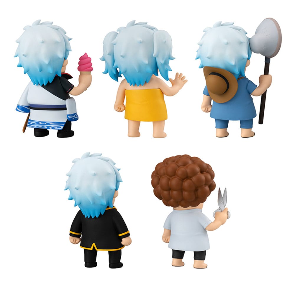 Gintama Trading Figures 6-Pack Gintama We love Ginsan 10 cm Blind Box con Sticker Sheet