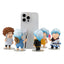 Gintama Trading Figures 6-Pack Gintama We love Ginsan 10 cm Blind Box con Sticker Sheet