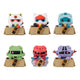 Mobile Suit Gundam Mega Cat Project Nyandam Mini-figure a Sorpresa da 6 cm, Assortimento da 6 Pezzi, Megahouse