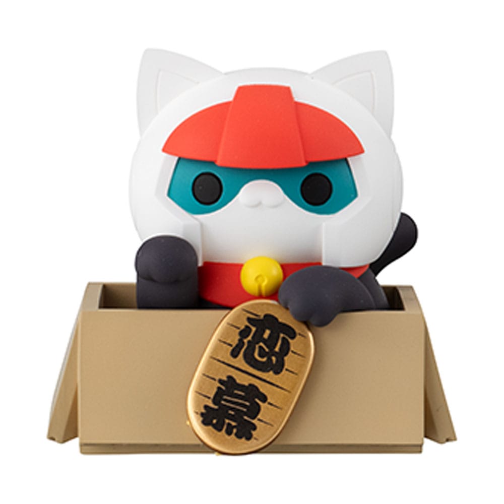 Mobile Suit Gundam Mega Cat Project Nyandam Mini-figure a Sorpresa da 6 cm, Assortimento da 6 Pezzi, Megahouse
