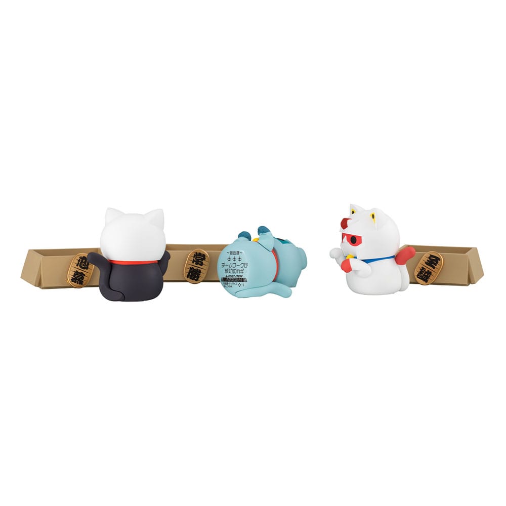 Mobile Suit Gundam Mega Cat Project Trading Figure 6-Pack Cats Luckycat 6 cm Blind Box con Sticker Sheet