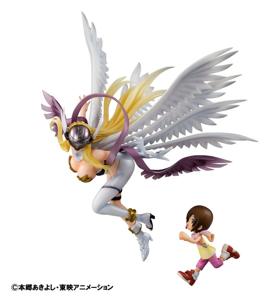 Statua in PVC Angewomon & Hikari Yagami 22 cm Digimon Adventure Precious G.E.M. Series Megahouse
