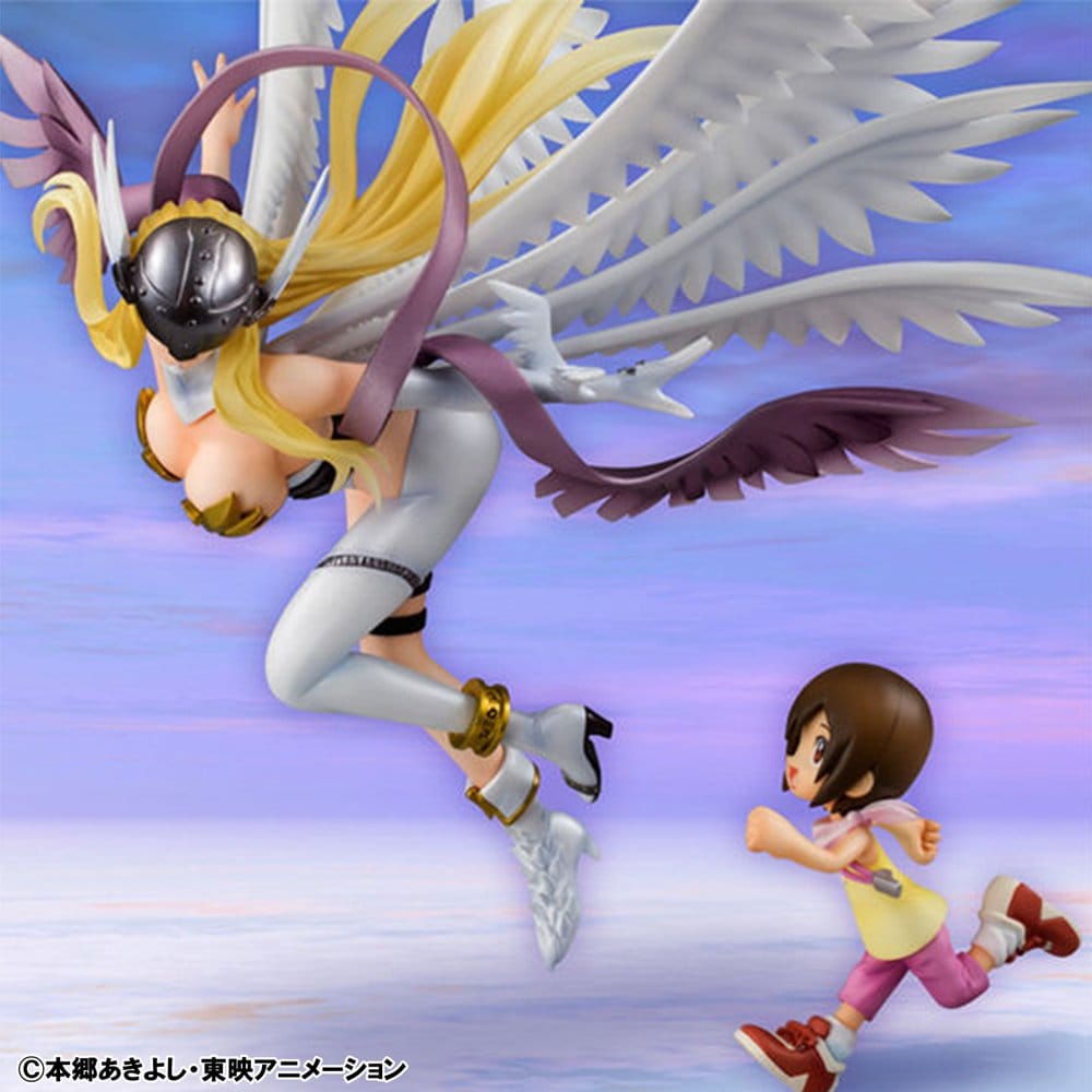 Statua in PVC Angewomon & Hikari Yagami 22 cm Digimon Adventure Precious G.E.M. Series Megahouse
