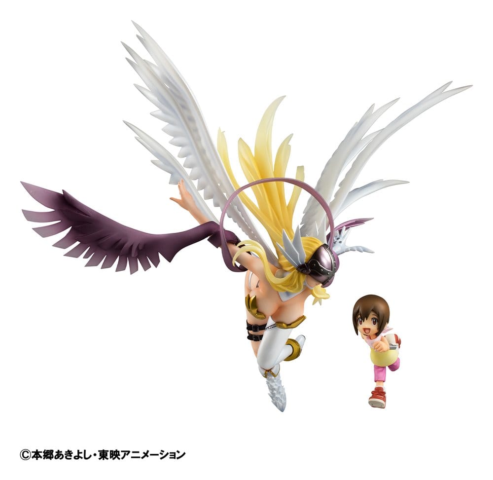 Statua in PVC Angewomon & Hikari Yagami 22 cm Digimon Adventure Precious G.E.M. Series Megahouse