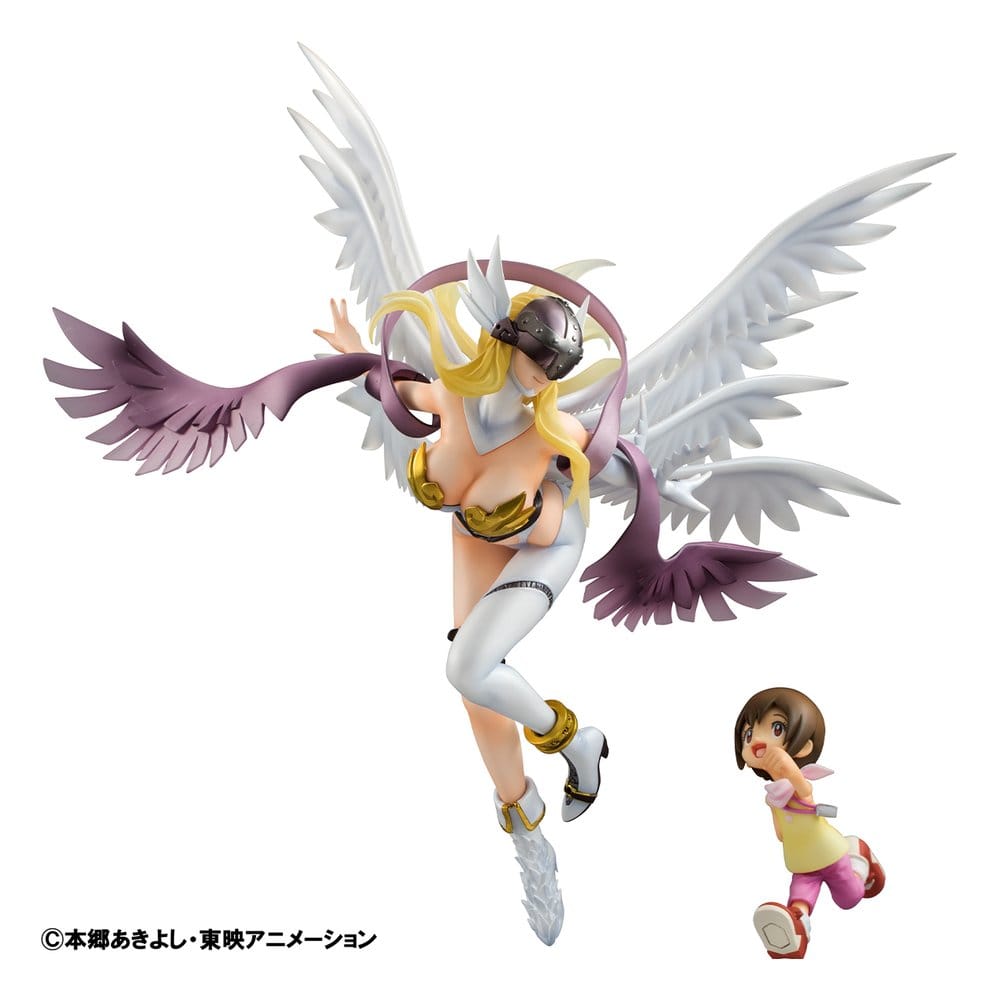 Statua in PVC Angewomon & Hikari Yagami 22 cm Digimon Adventure Precious G.E.M. Series Megahouse