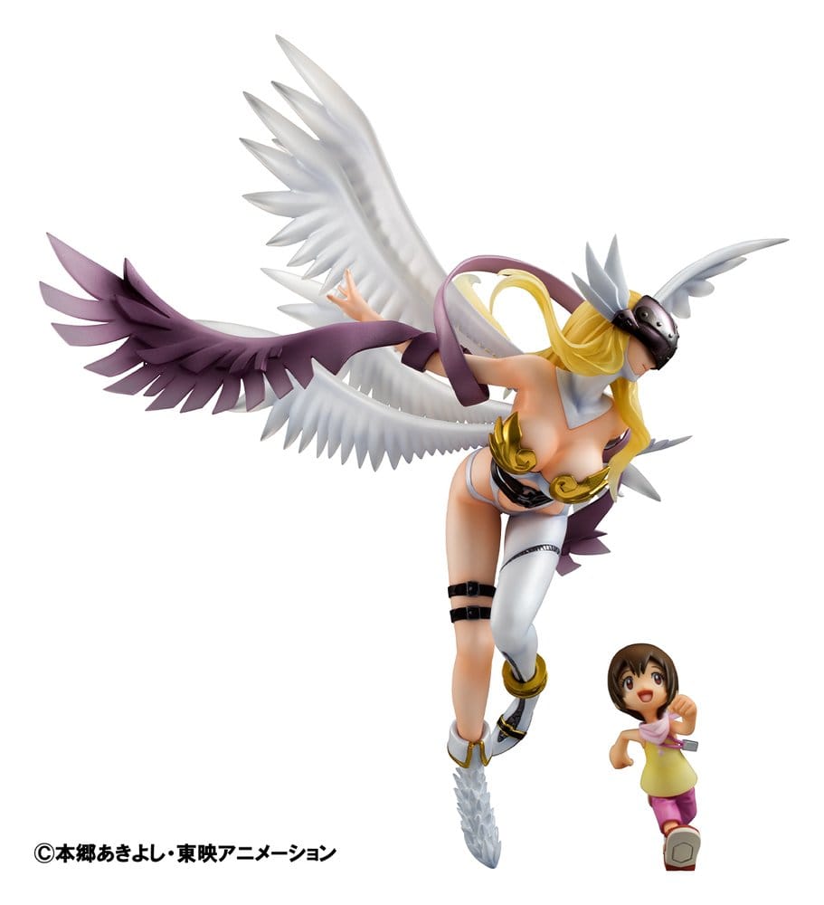 Statua in PVC Angewomon & Hikari Yagami 22 cm Digimon Adventure Precious G.E.M. Series Megahouse