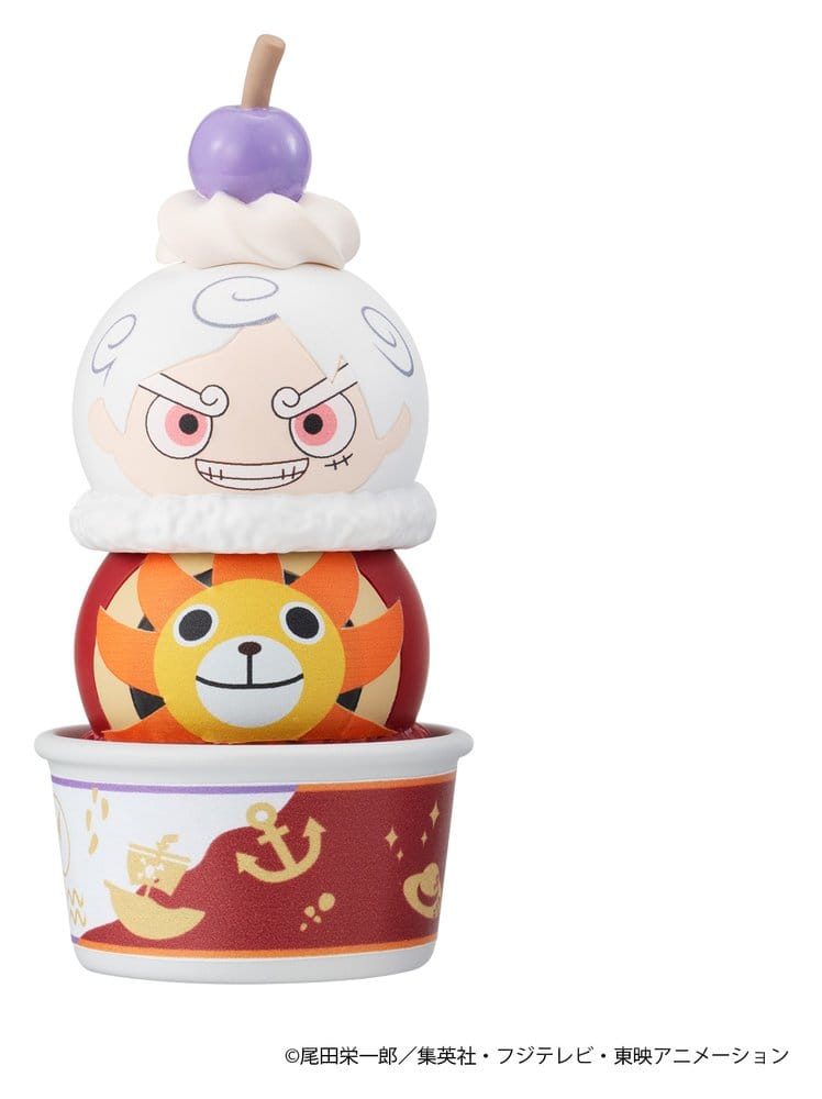 One Piece Tsumichen Stack up & Change Mini-figure assortite 8 cm (6 pezzi) Megahouse
